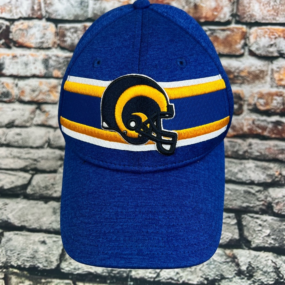 Los Angeles LA Rams Hat New Era 39Thirty‎ NFL Football Flex-Fit Cap Size S/M